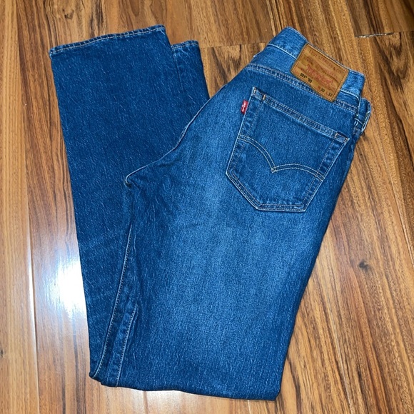 501 ‘93 straight fit men’s jeans   dark wash - Picture 2 of 6